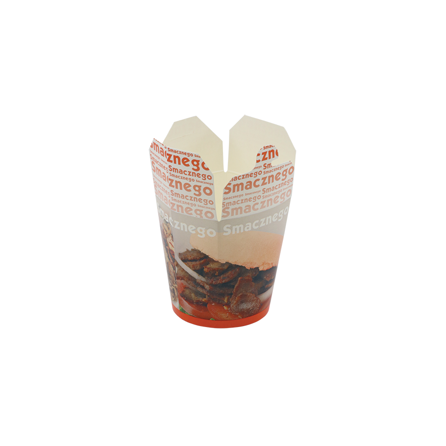KEBAB BOX 500 ML (3) SMACZNEGO /KEBAB, FRYTKI/ (20x50szt) 2XPE PB00CH